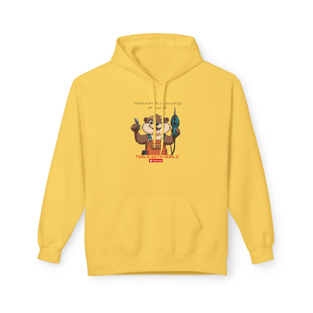 Drilldo -Tools with SoAlz- Cozy Unisex Fleece for Gifts, Casual Wear, Funny Style, Animal Lovers, Holiday Celebrations