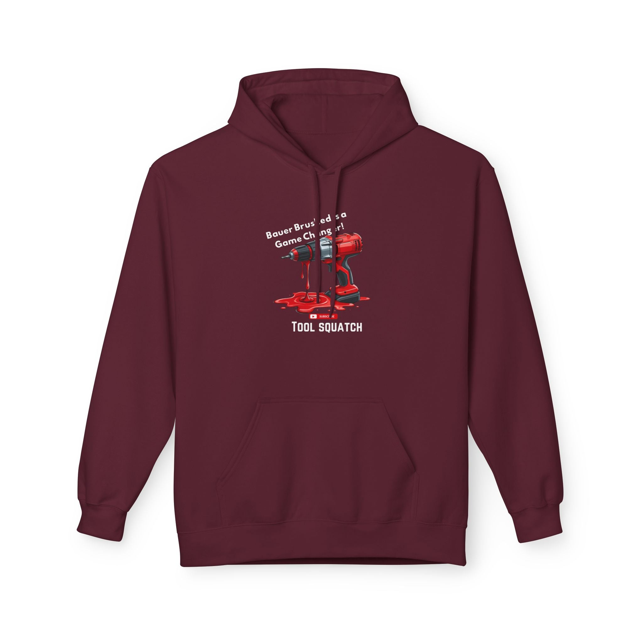 Game Changer  Hoodie, Tool Squatch, Funny Work Hoodie, Gift for Dad, Carpenter Hoodie, Casual Unisex Fleece Sweatshirt