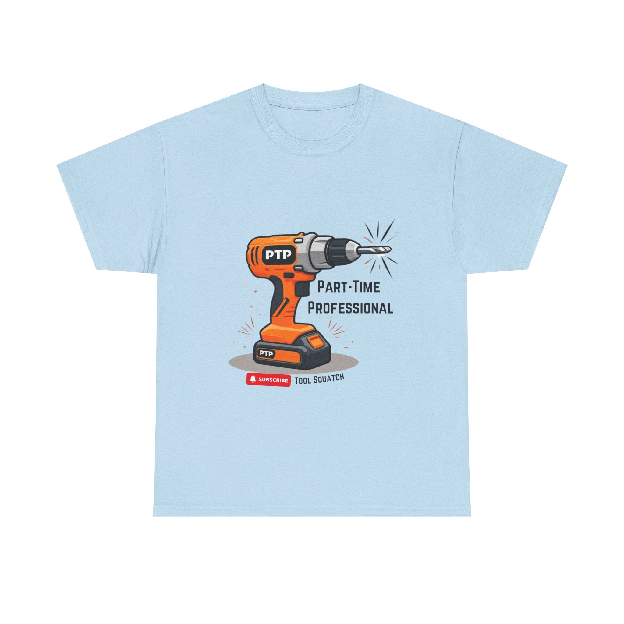 Part-Time Professional Tee - Tool Squatch, Funny Work Shirt, Gift for DIY Lovers, Humorous Cotton Tee, Tool Enthusiast Apparels, Birthday Gift Idea