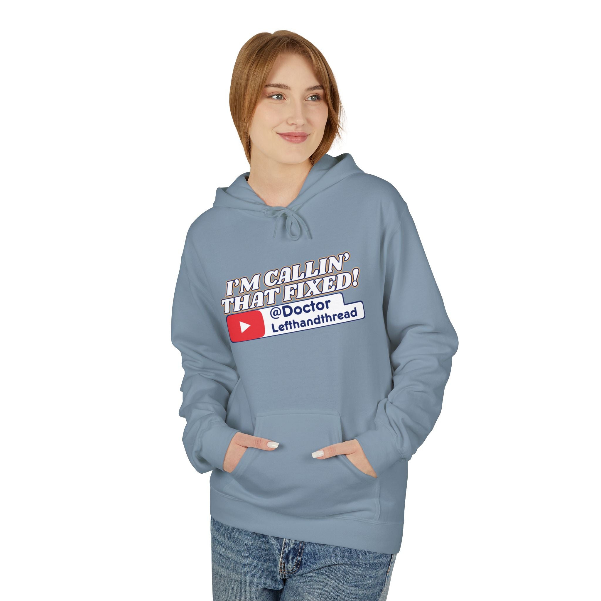 I'm Callin' That Fixed! Doctor Lefthandthread Funny Gift for YouTube Fans, Cozy Sweatshirt, Perfect for Casual Wear & Holidays