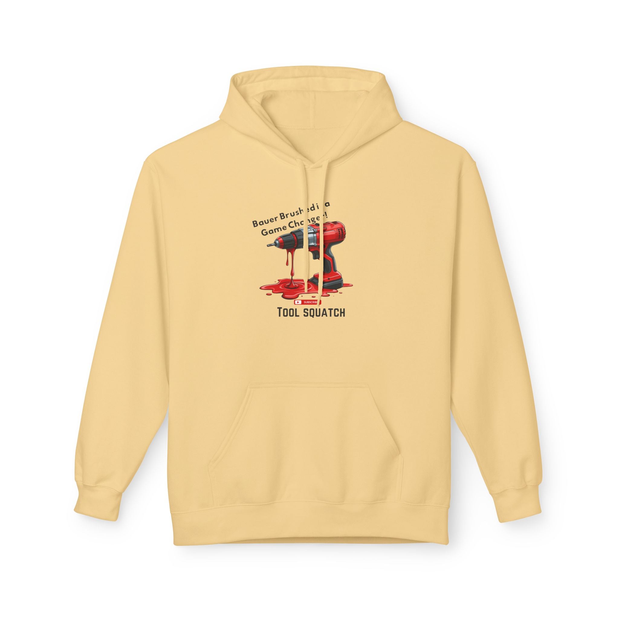 Game Changer Hoodie, Tool Squatch, Funny DIY Apparel, Perfect Gift for Builders, Tools & Crafts Lover, Unisex Fleece Sweatshirt