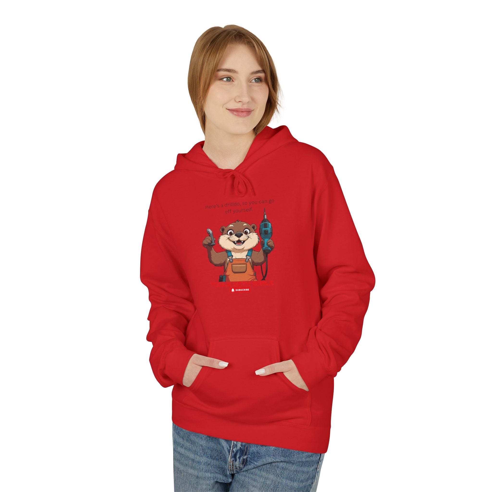 Drilldo -Tools with SoAlz- Cozy Unisex Fleece for Gifts, Casual Wear, Funny Style, Animal Lovers, Holiday Celebrations