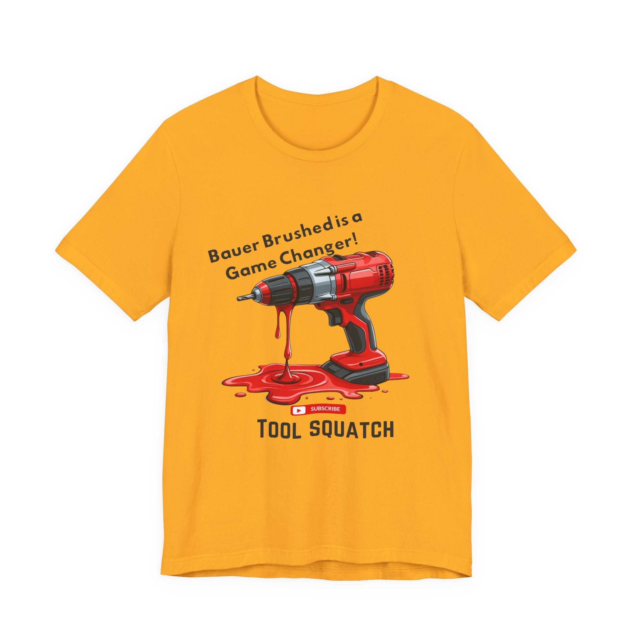 Game Changer, Funny Drill Graphic Tee - Tool Squatch, Casual Shirt for DIY Lovers, Gift for Handyman, Father's Day or Birthday T-Shirt