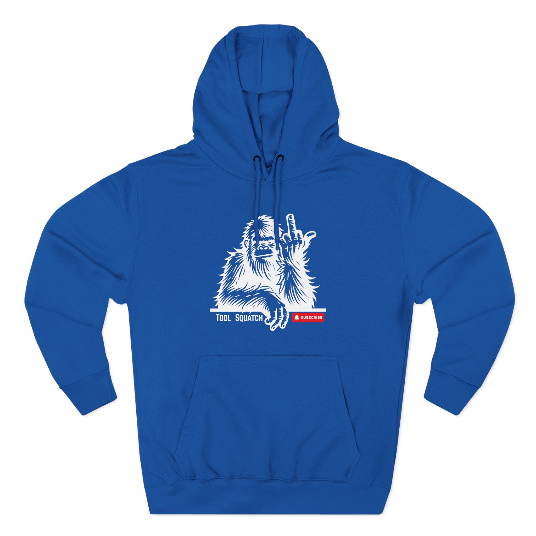 Sasquatch, Tool Squatch, Cozy Three-Panel Fleece Hoodie, Casual Sweatshirt, Unisex Hoodie, Perfect Gift, Warm Layer for All Seasons